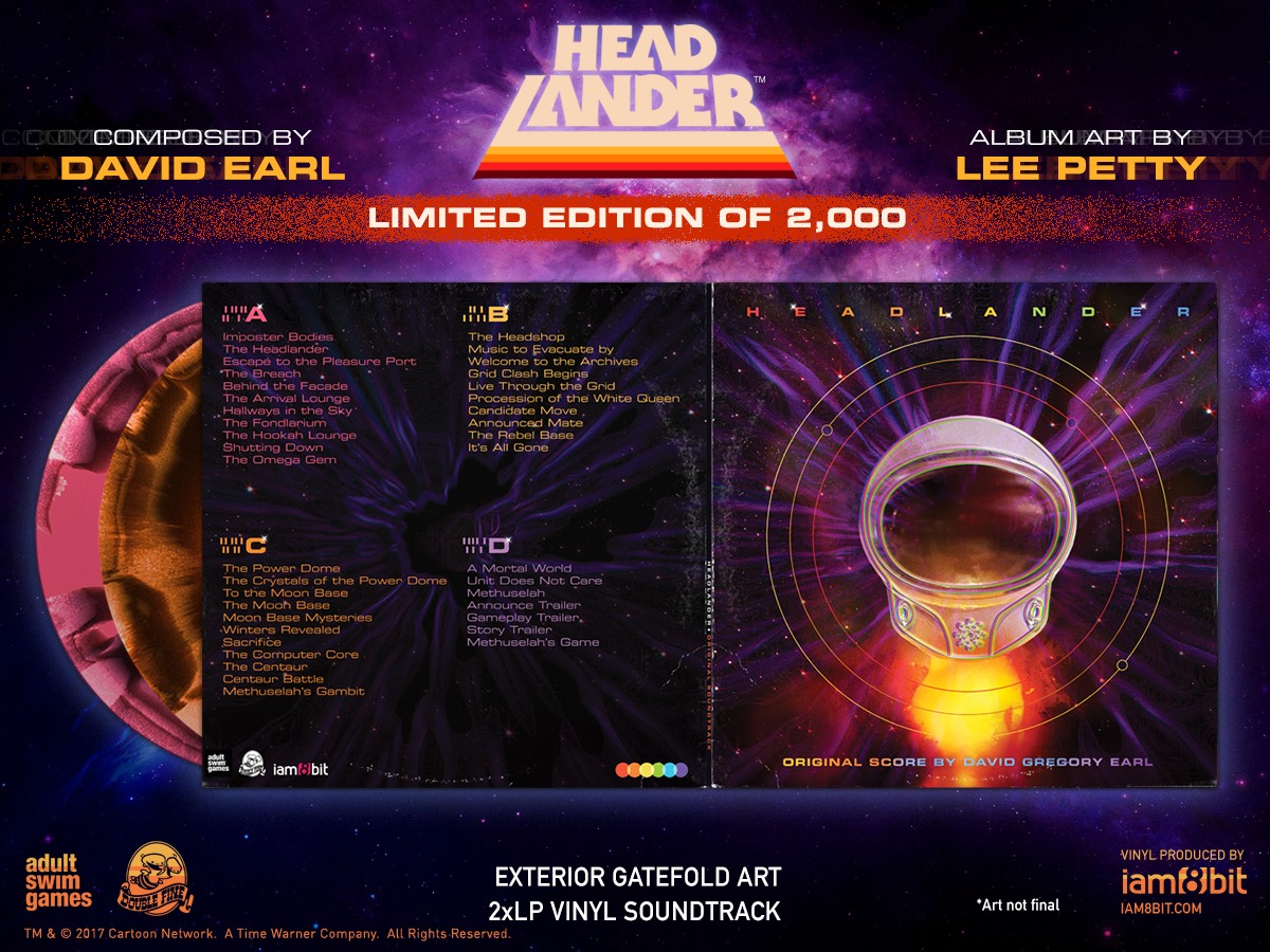 Headlander Soundtrack (2LP) by David Earl image