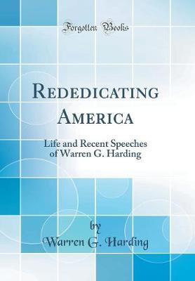 Rededicating America by Warren G. Harding image