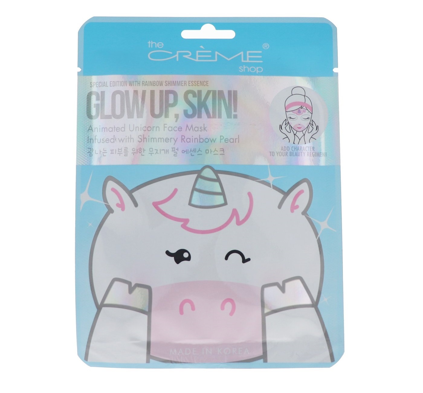 The Creme Shop Glow Up Skin Sheet Mask (Unicorn Rainbow) image