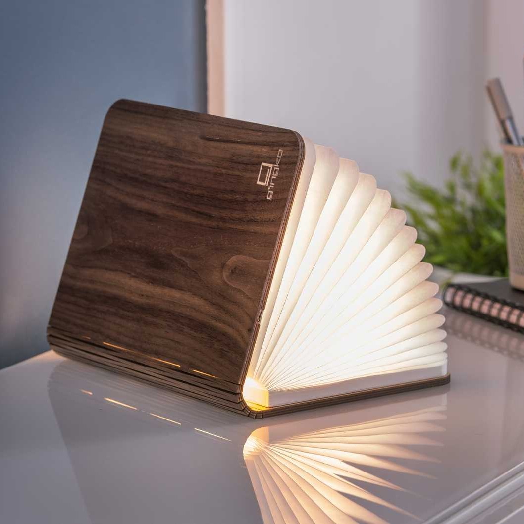 Walnut Mini Smart Led Light Book image