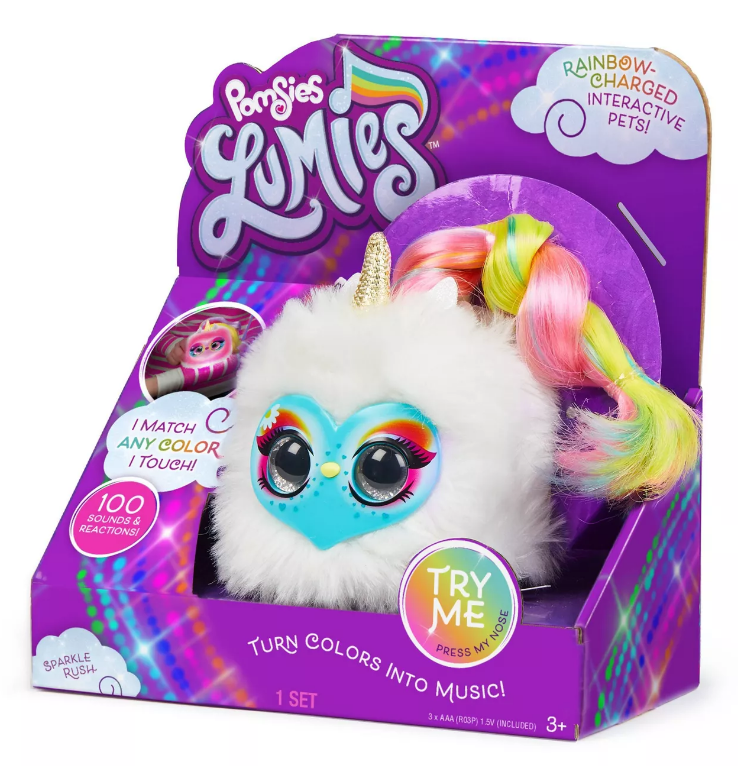Pomsies: Lumies Interactive Plush - Sparkle Rush image