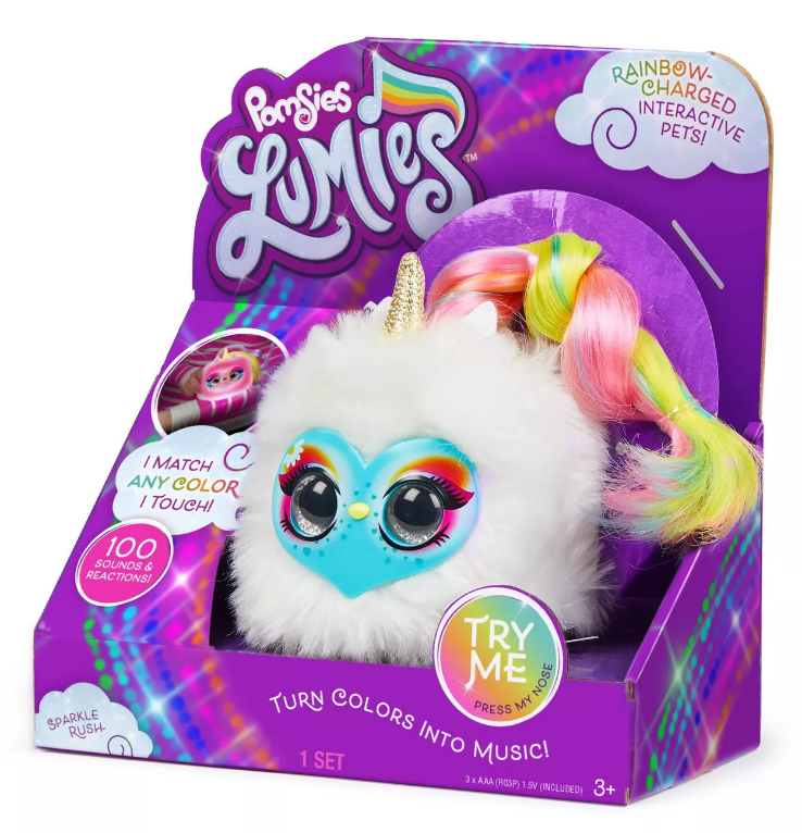 Pomsies: Lumies Interactive Plush - Sparkle Rush