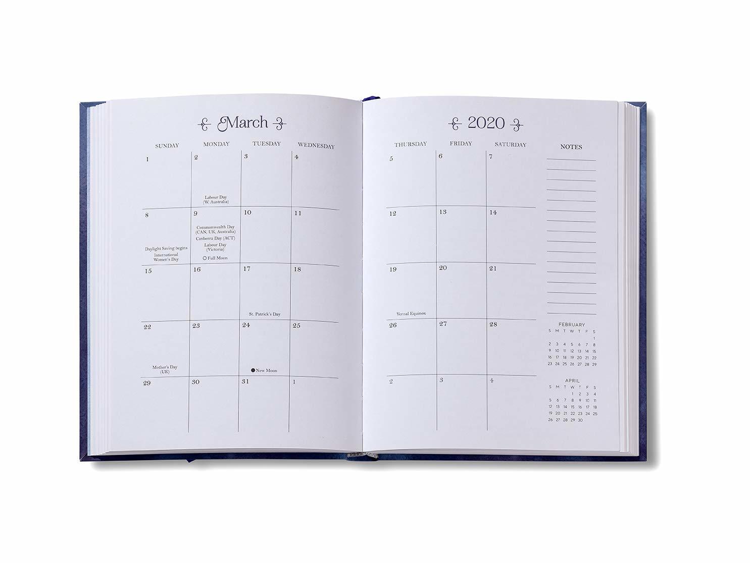 2020 High Note Mindfulness Sea Smoke in Silver 18-Month Weekly Planner