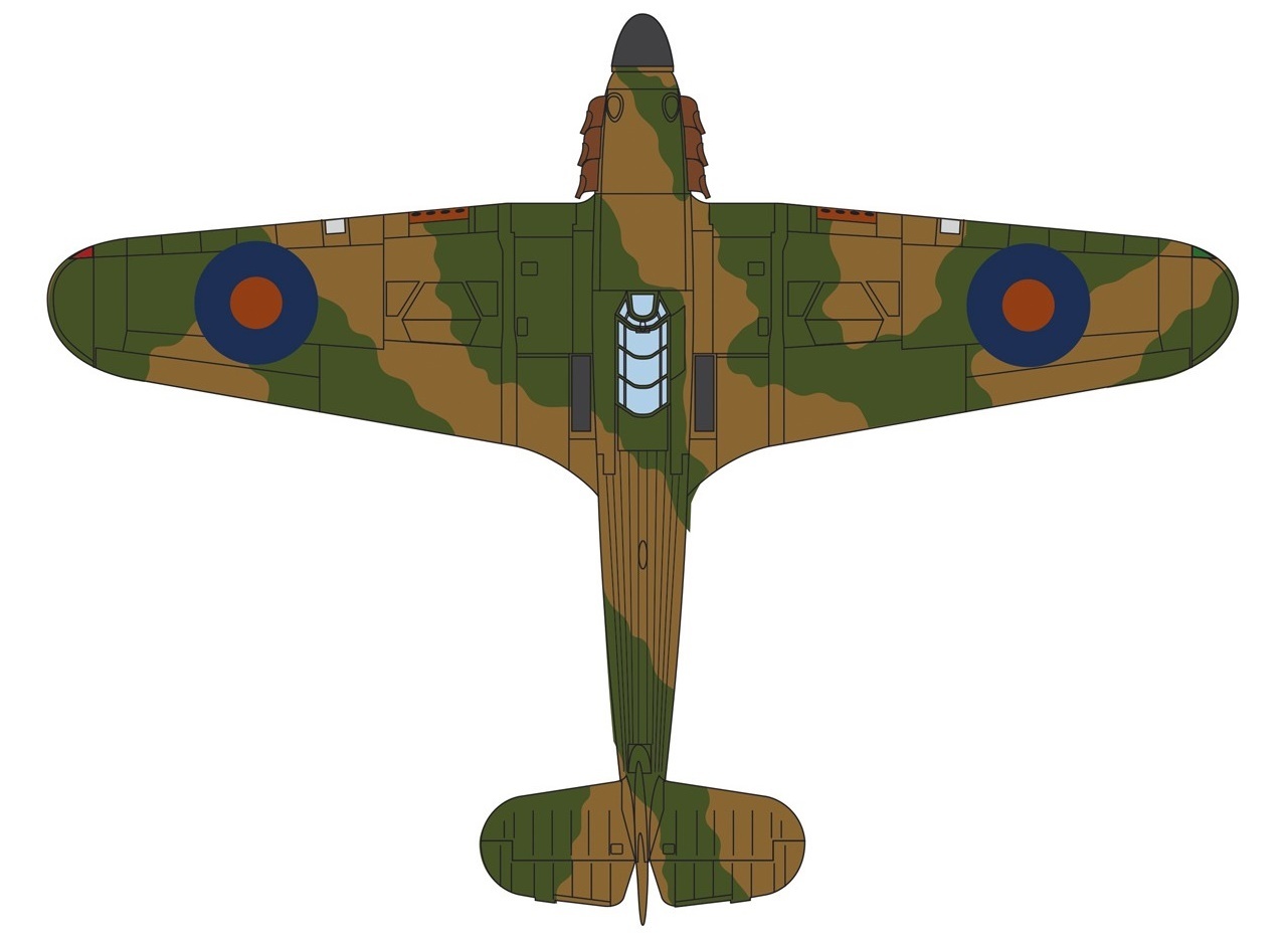 Corgi: 1/72 Hawker Hurricane Mk.I 'Nicholson' - Diecast Model