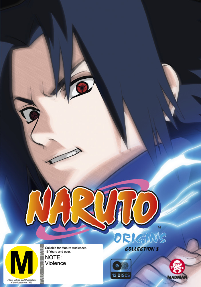 Naruto (Uncut): Origins - Collection 03 (Eps 107-163) on DVD image