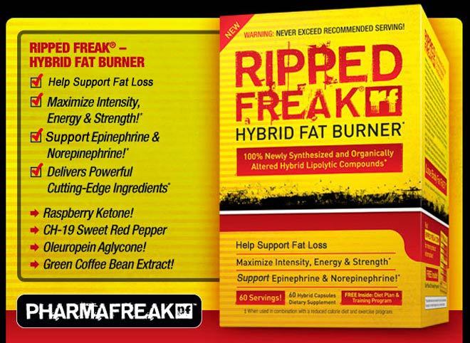 Ripped Freak Hybrid Supplement Fat Burner x 60 Capsules