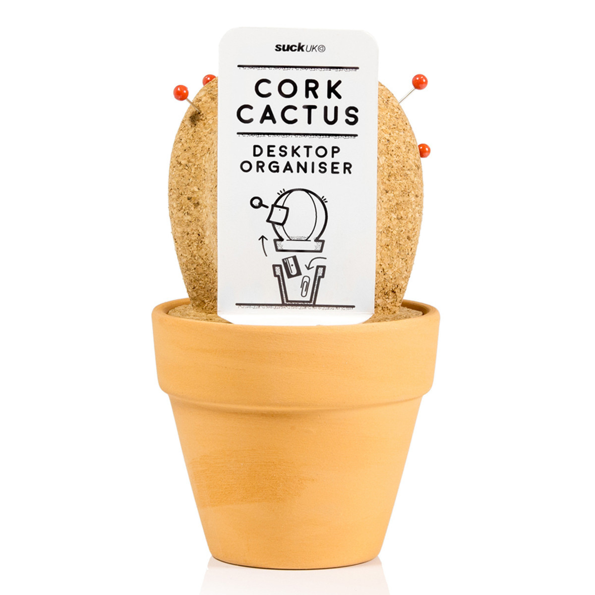 Suck UK: Cork Cactus Desk Tidy