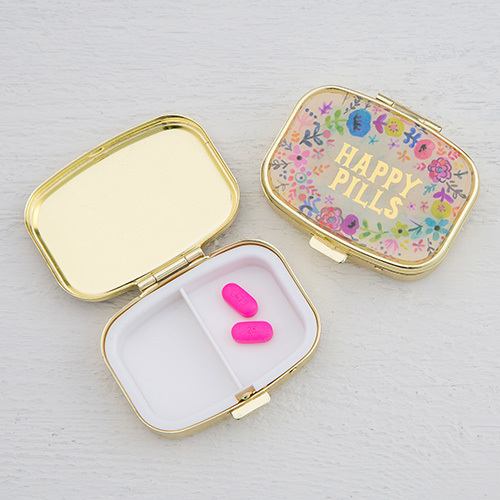 Natural Life: Pill Box - Happy Pills Gold