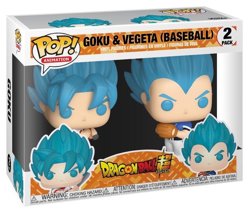 Dragon Ball Super – Goku & Vegeta (Baseball Uniforms) Pop! Vinyl 2-Pack image
