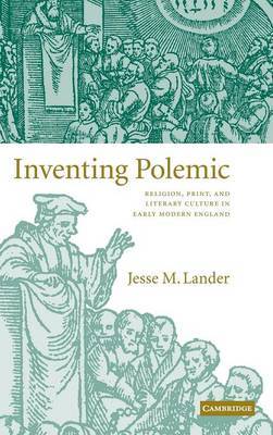 Inventing Polemic on Hardback by Jesse M. Lander