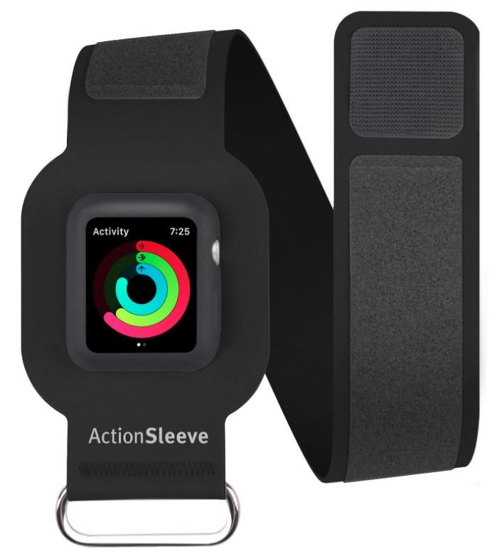 Twelve South ActionSleeve for Apple Watch 42mm - Slim (Black) image