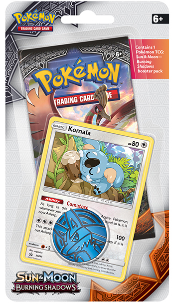 Pokemon TCG Burning Shadows Checklane Booster: Komala image