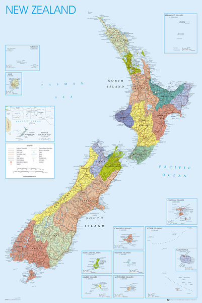 New Zealand Map Poster (81)