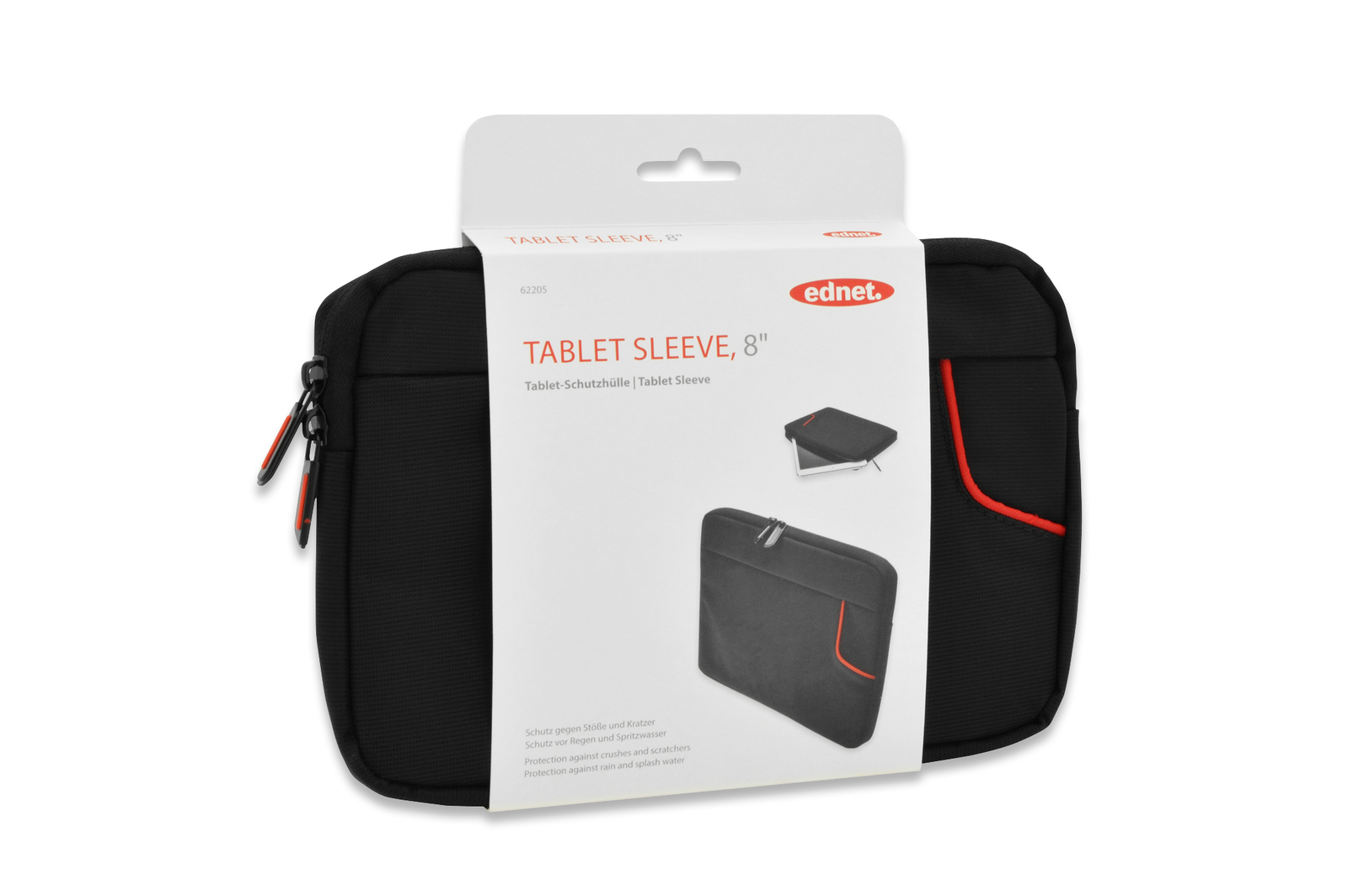 Ednet Tablet Sleeve 8" Black