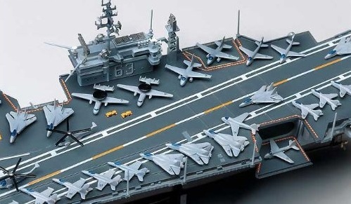 Academy USS CVN-63 Kitty Hawk 1/800 Model Kit image