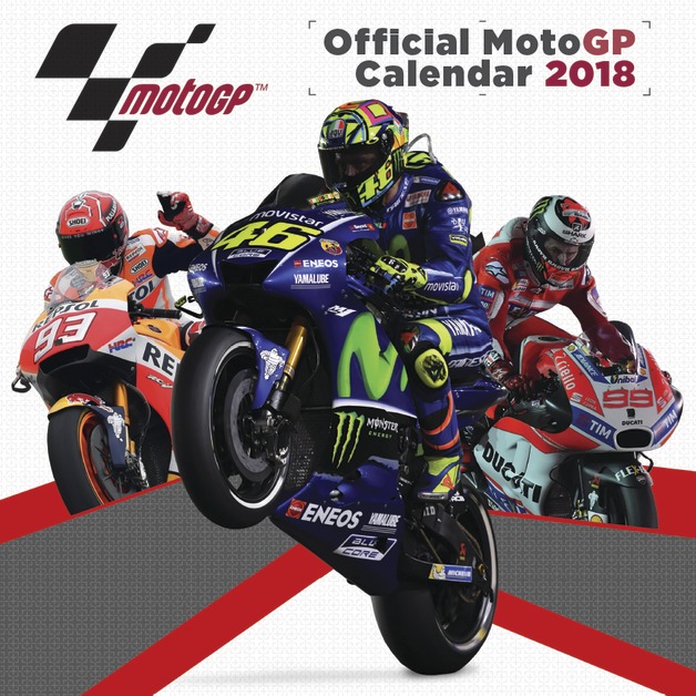 Moto GP 2018 Wall Calendar