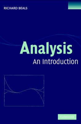 Analysis: An Introduction by Richard Beals image
