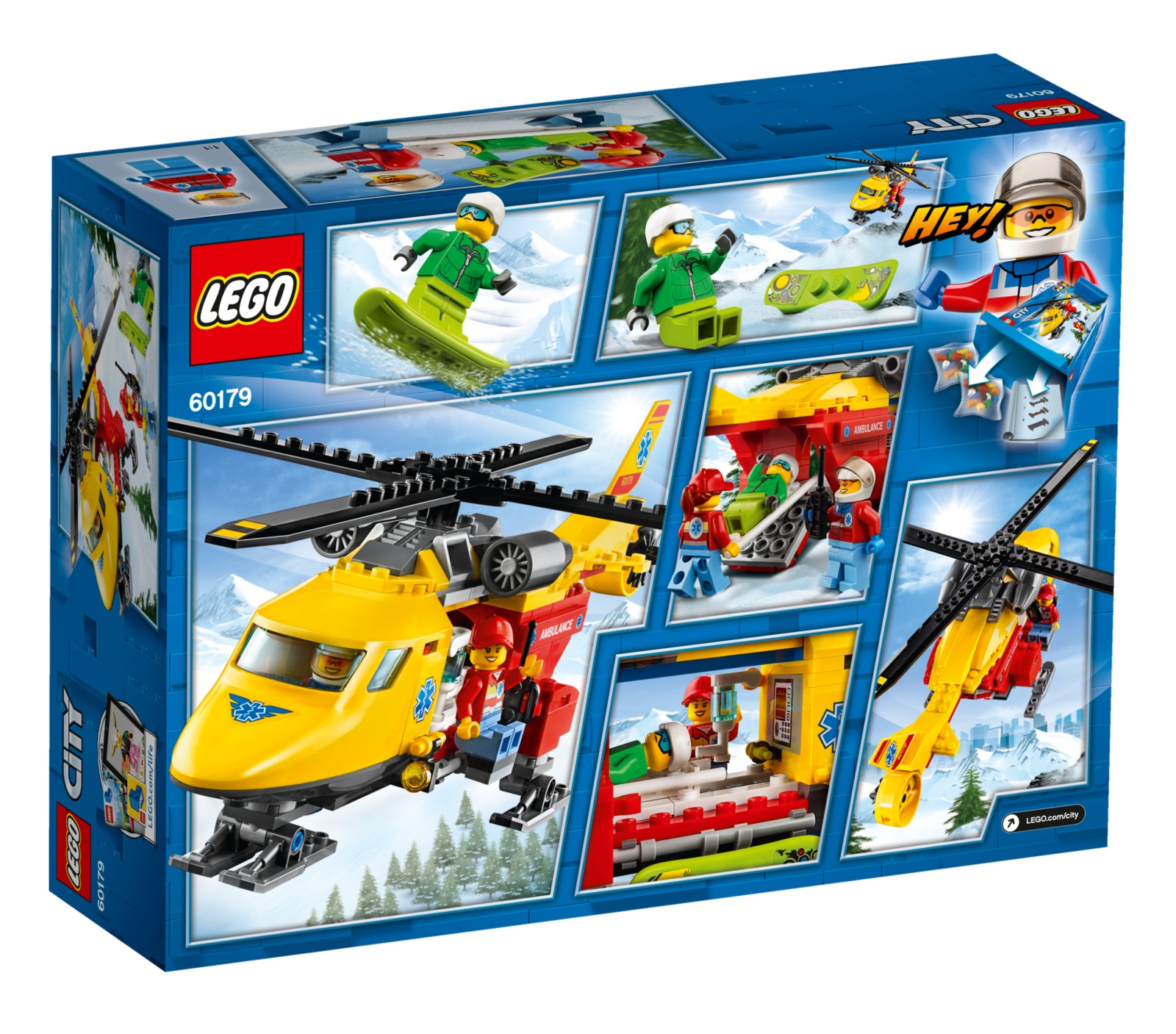 Buy LEGO City: Ambulance Helicopter (60179) at Mighty Ape NZ
