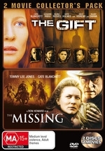 Gift, The / The Missing (2003) - 2 Movie Collector's Pack (2 Disc Set) on DVD Gift, The / The Missing (2003) - 2 Movie Collector's Pack (2 Disc Set) on DVD