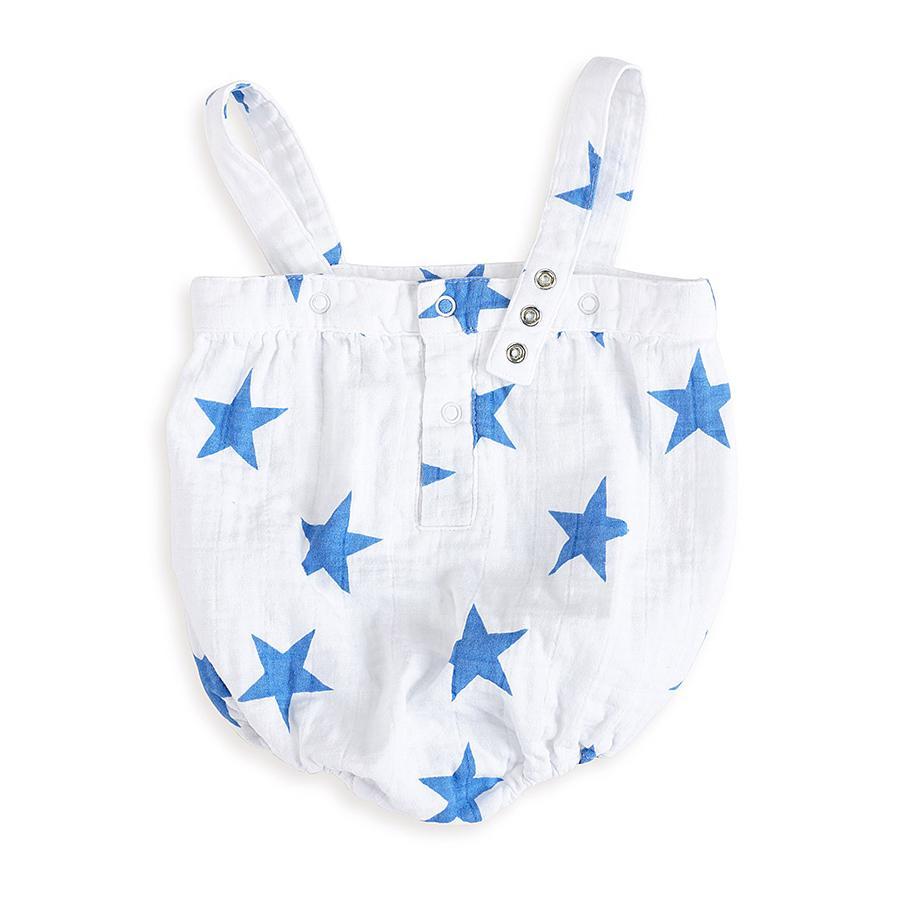 Aden + Anais: Romper - Ultramarine Blue Medium Star (6-9 Months) image