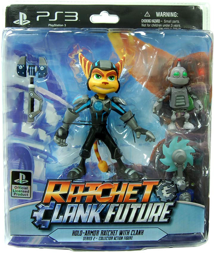 Ratchet and Clank Action Figure Pack Holo Armour Ratchet & Clank