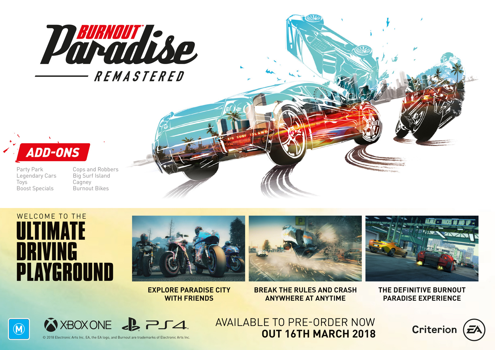 Burnout Paradise Remastered for PS4 image