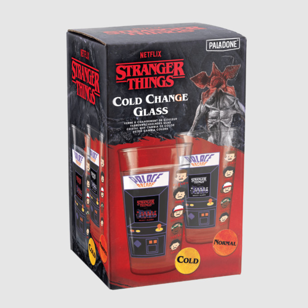 Paladone Stranger Things Arcade Colour Change Glass at Mighty Ape NZ