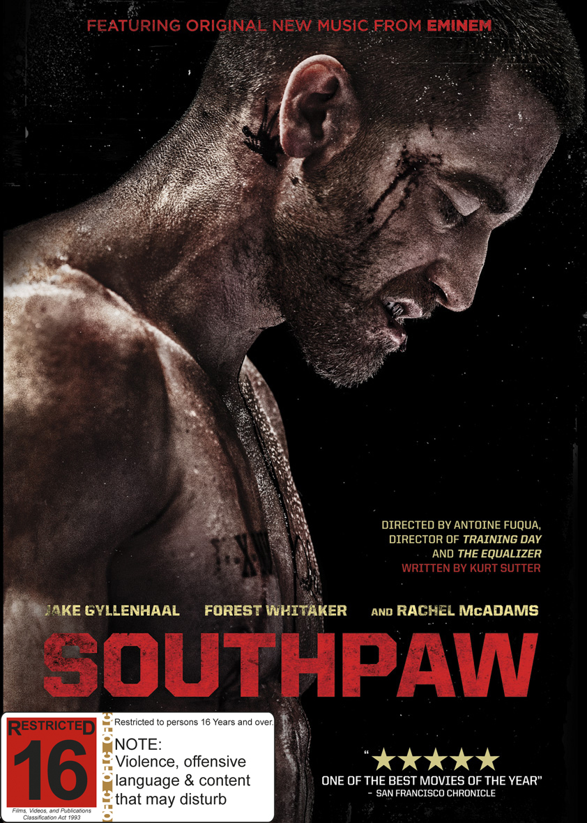Southpaw on DVD image