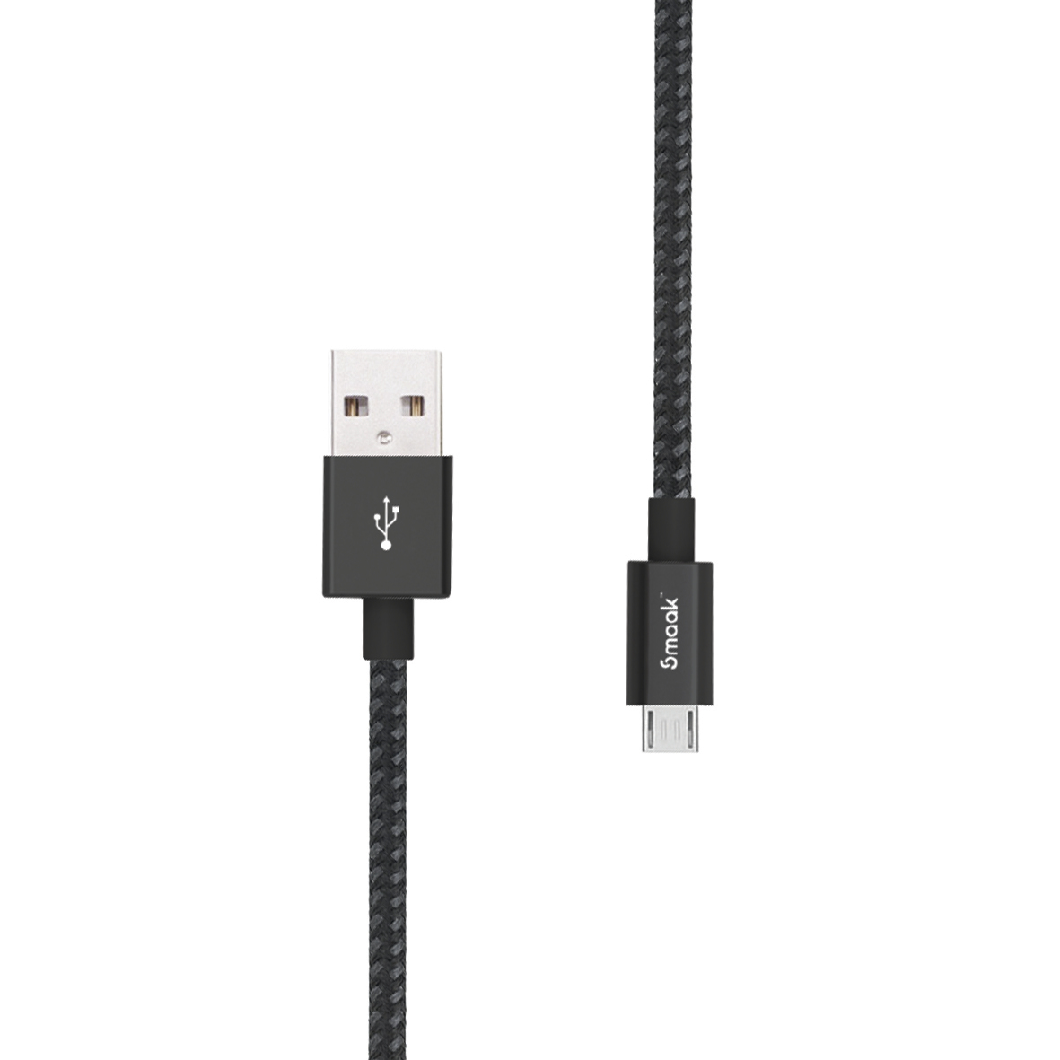 Smaak Tourer 2m Double Braid Nylon Cable Micro USB - Black image