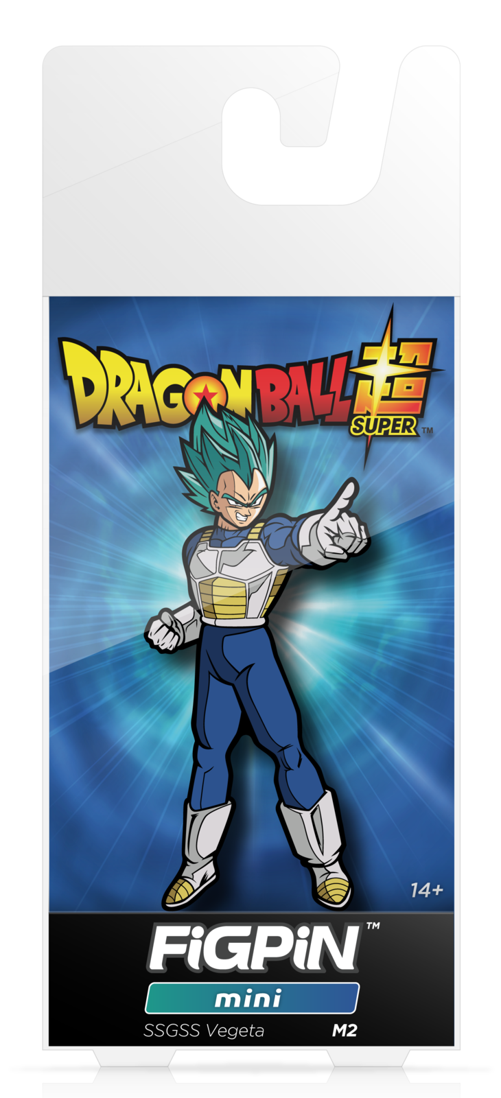 Dragon Ball Super: SSGSS Vegeta (#M2) - Mini-FiGPiN image