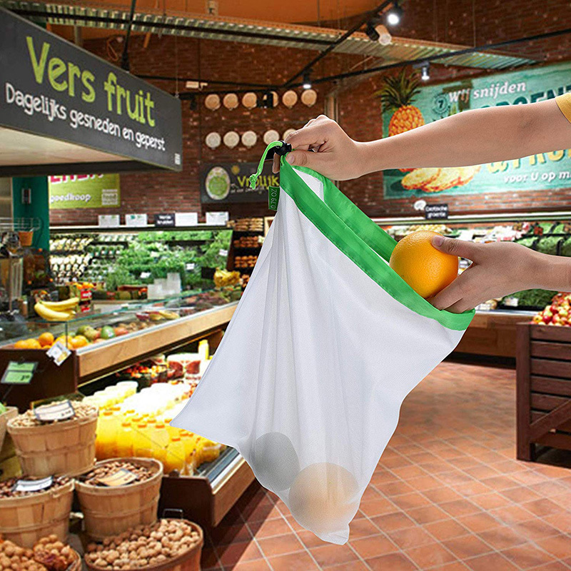 Ape Basics: 12 x Reusable Mesh Produce & Wash Bags image
