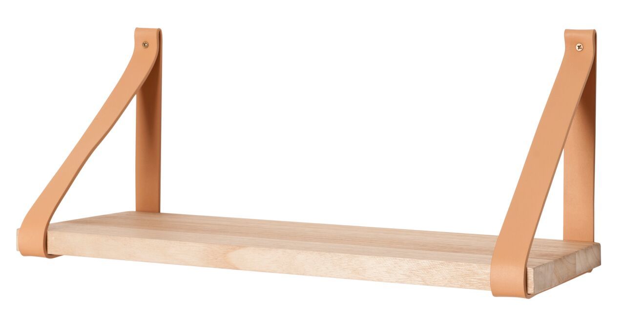 General Eclectic Shelf - Leather Straps image