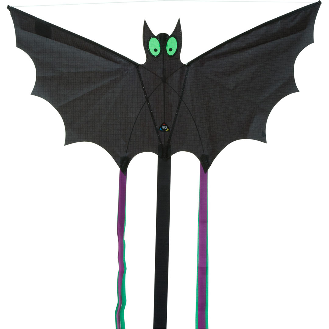 Buy Small Bat Black 24" Single Line Kite at Mighty Ape NZ