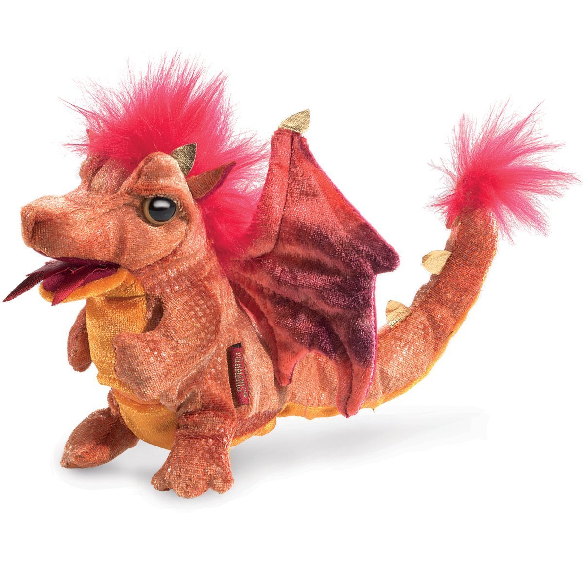 Folkmanis Hand Puppet - Fire Dragon image