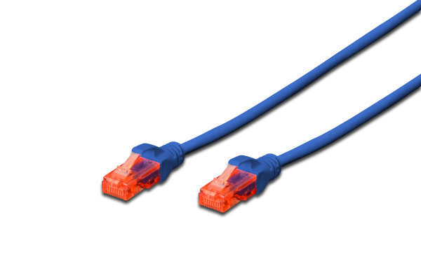 Digitus UTP CAT6 Patch Lead - Blue (0.5m) image