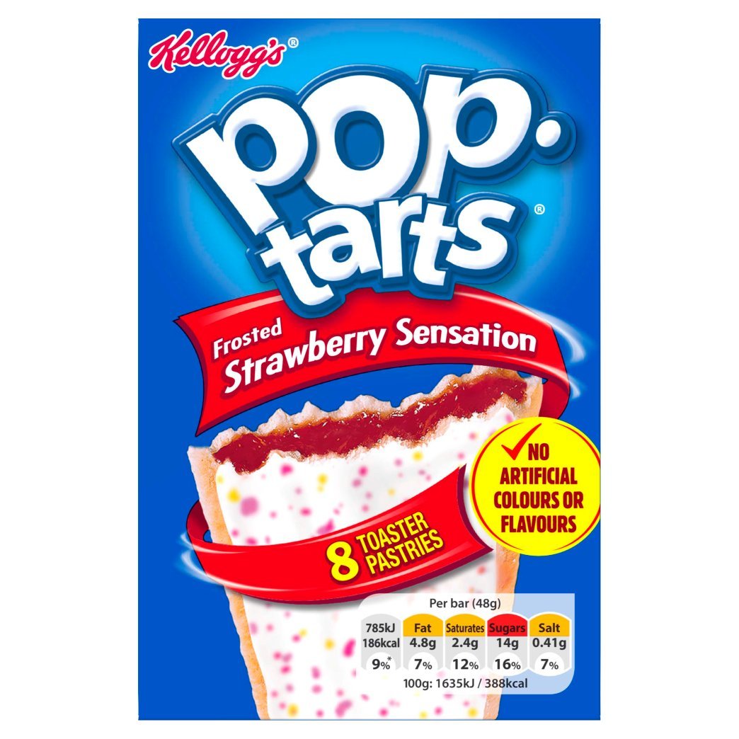 Kelloggs Pop Tarts Strawberry 8pk image