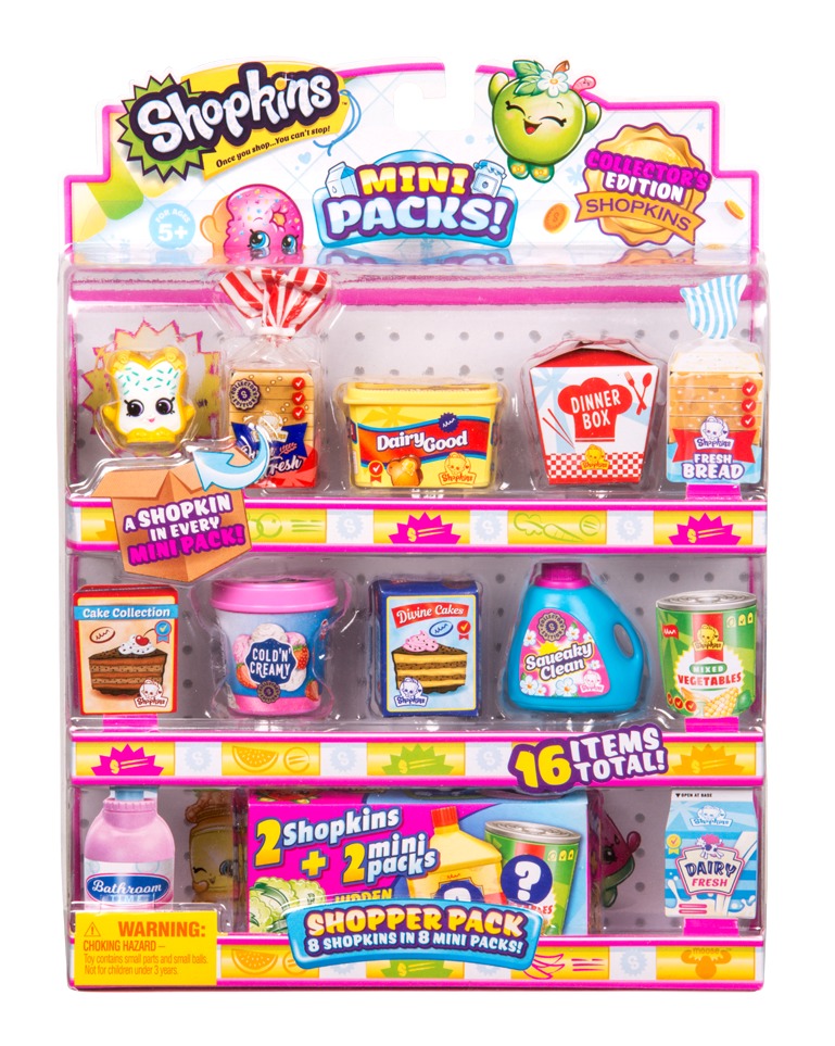 Shopkins: Minis - Shopper Pack (Assorted Designs) image