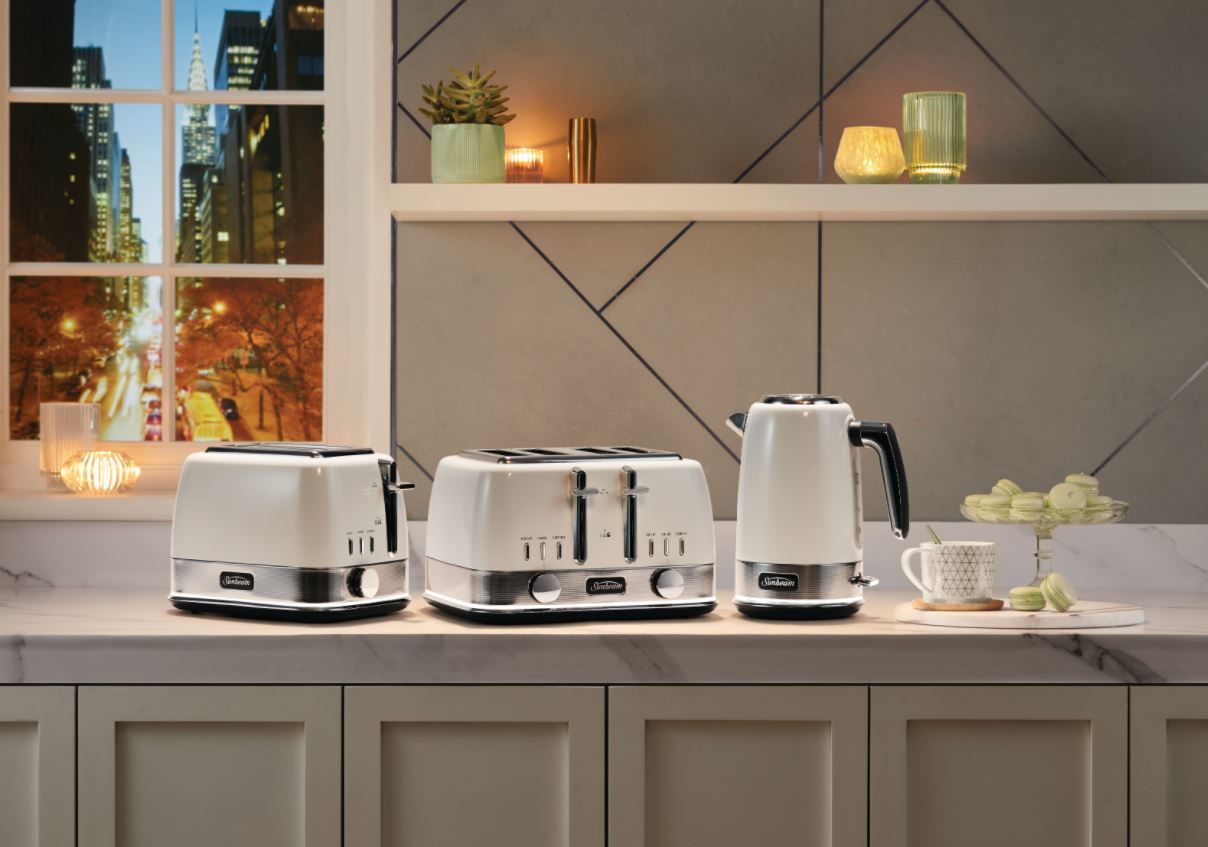 Buy Sunbeam New York Collection 4 Slice Toaster White Silver at