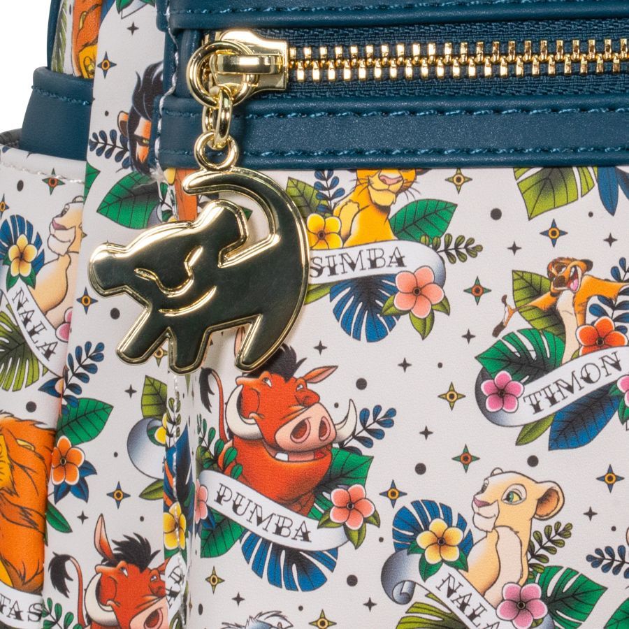 Loungefly: Lion King (1994) - Tattoo Print Backpack | at Mighty Ape NZ