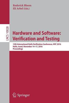 Hardware and Software: Verification and Testing image