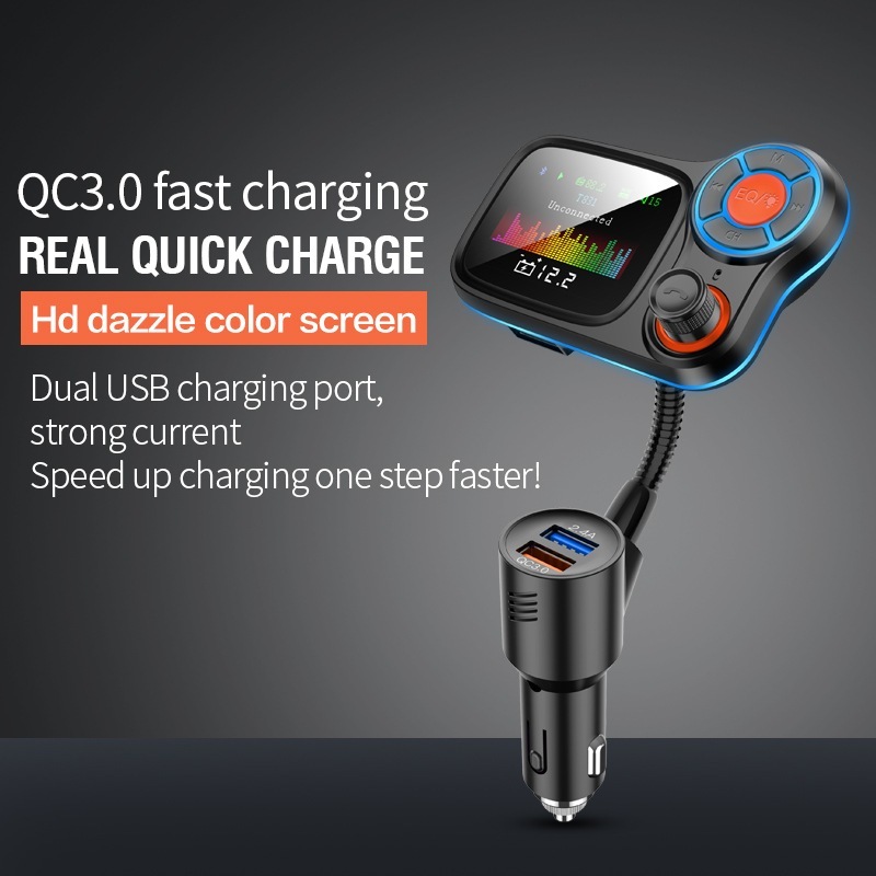 Big Display Car Charger FM Transmitter