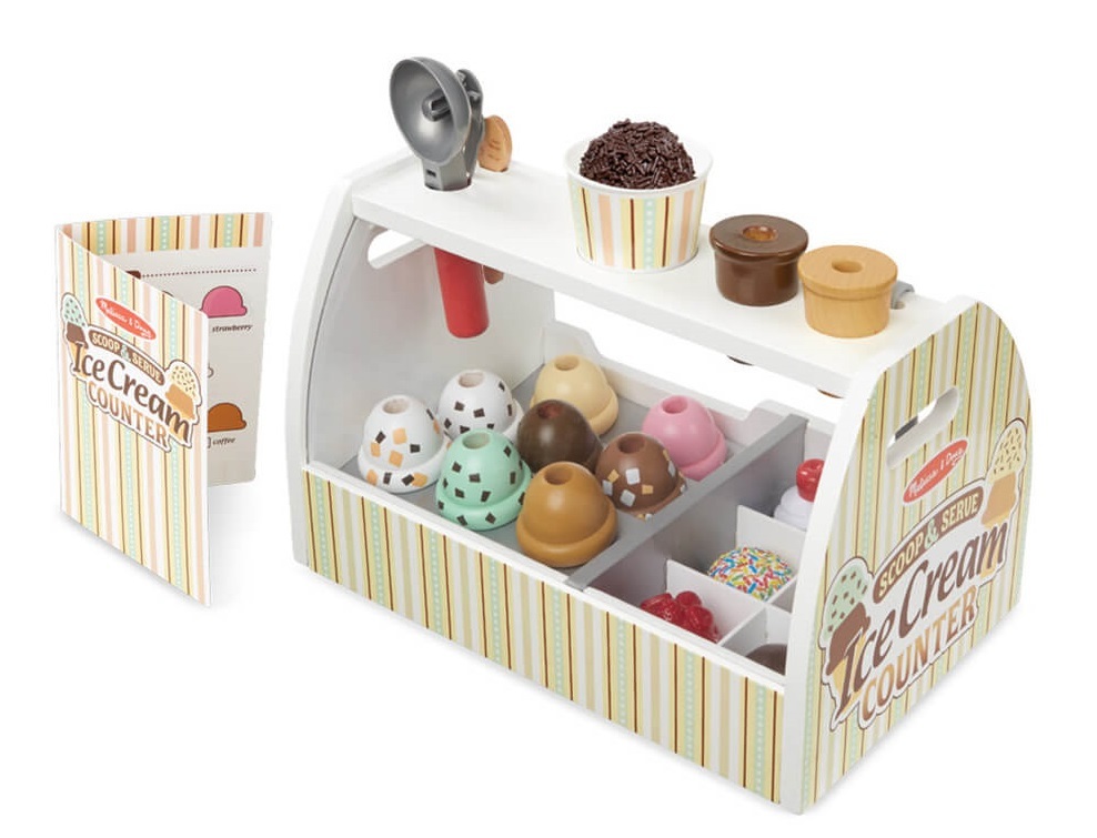 Melissa & Doug: Scoop & Serve - Ice Cream Counter