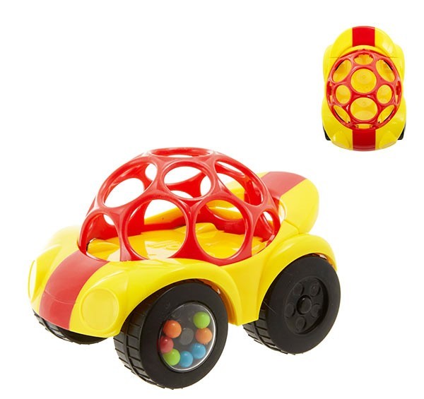 Oball: Rattle and Roll Car - Yellow image