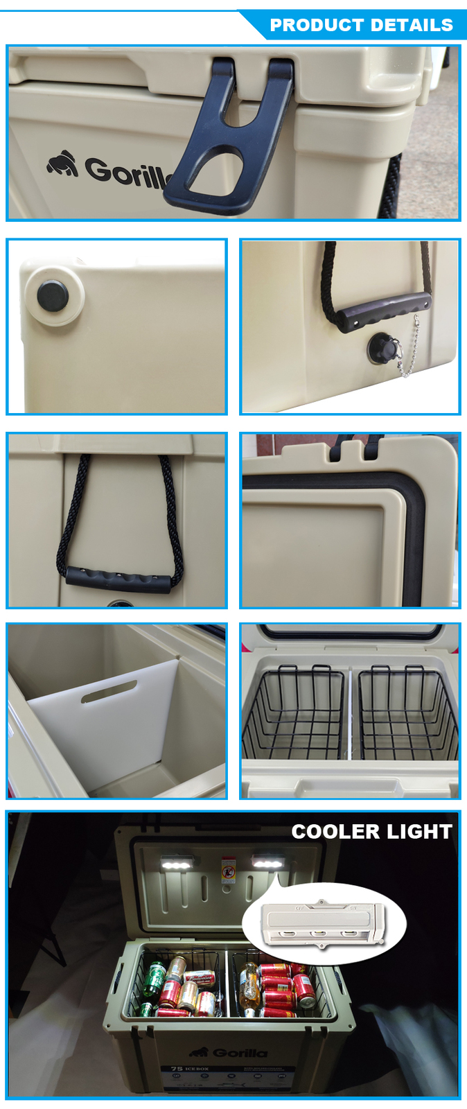 Gorilla Heavy Duty Ice Box Chilly Bin 75L image