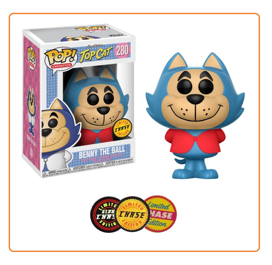 Hanna-Barbera - Benny the Ball Pop! Vinyl Figure (with a chance for a Chase version!) image