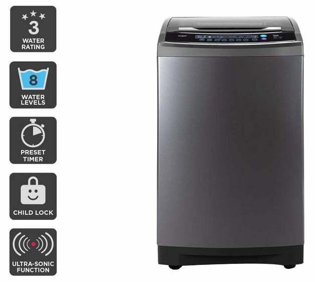 Buy Kogan 10kg Top Load Washing Machine (Dark Graphite) at Mighty Ape NZ
