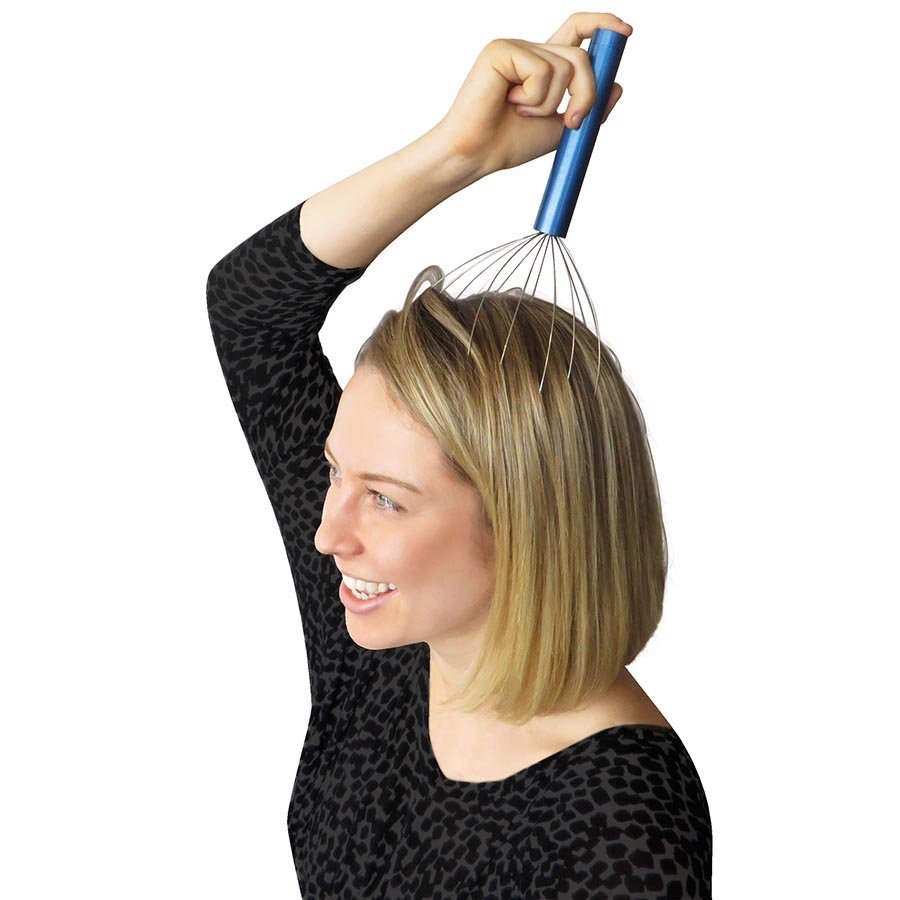 StressHead Vibrating Head Massager - Silver