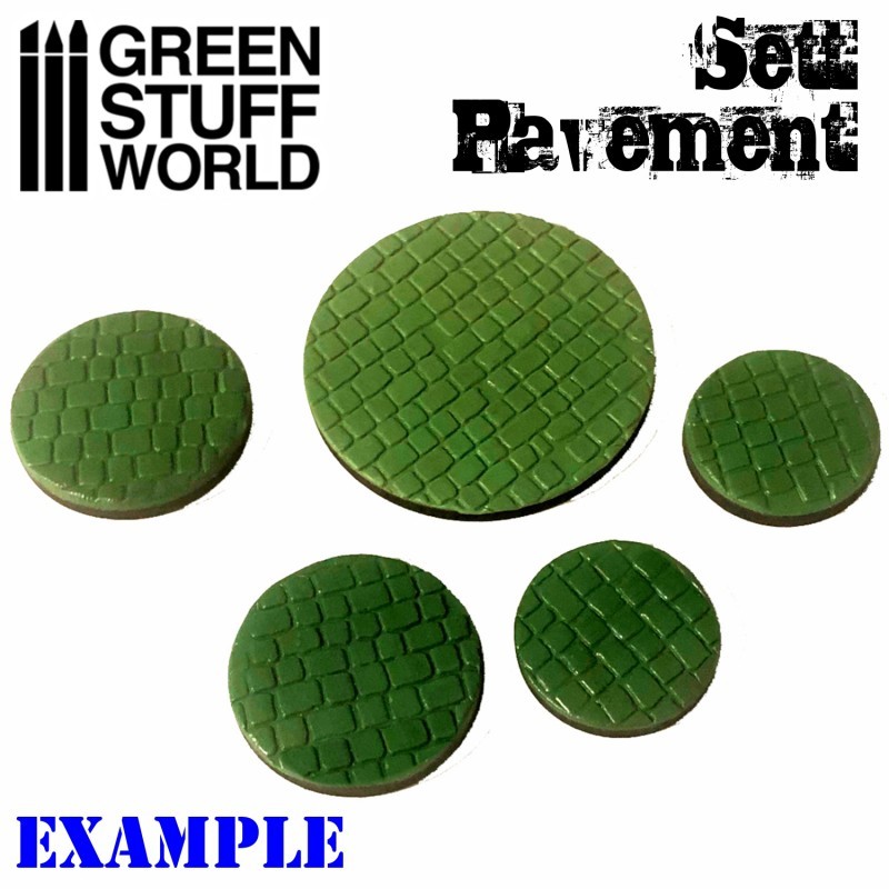Green Stuff World Texture Rolling Pin Sett Pavement at Mighty Ape NZ