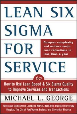 Lean Six Sigma for Service by Michael L George image