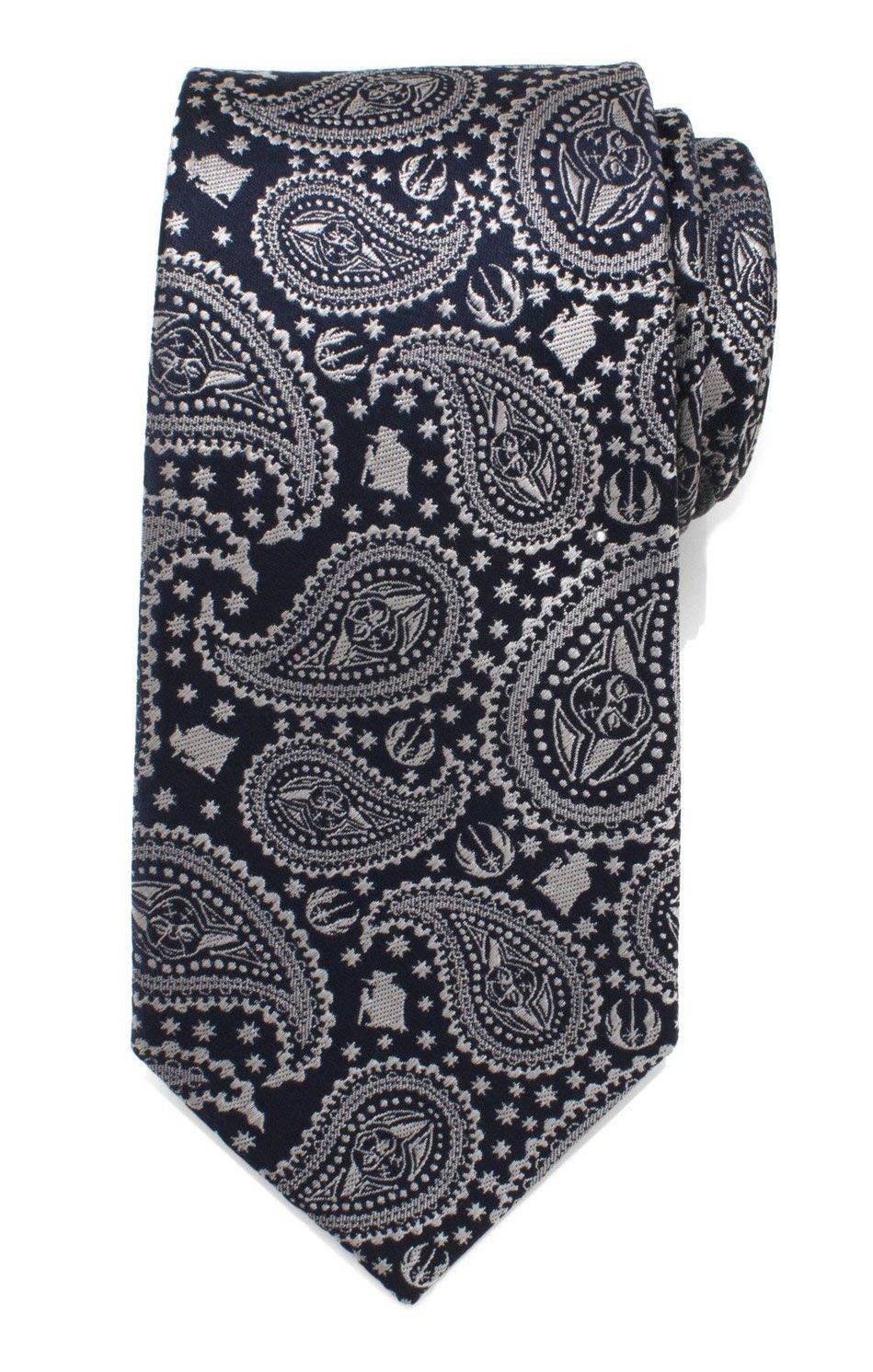 Star Wars: Yoda (Navy) - Paisley Men's Tie image